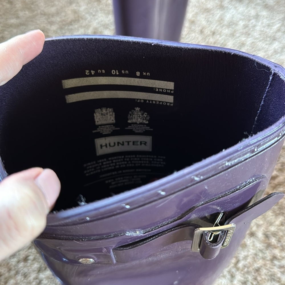 Hunter Purple Rain Boots - Picture 5 of 5